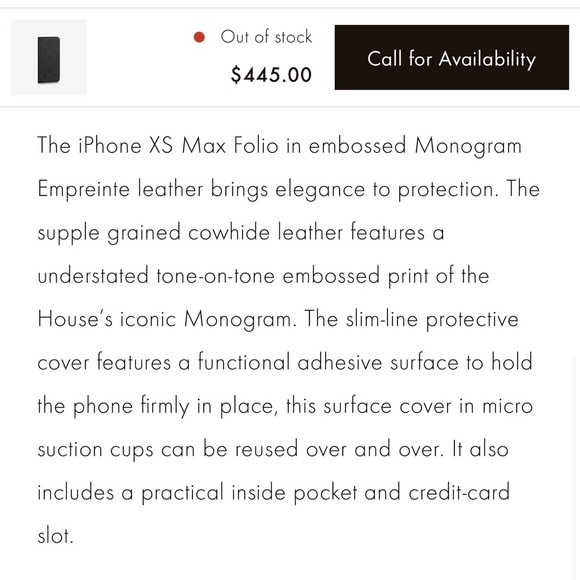 Louis Vuitton XS Max Folio - Picture 6 of 7